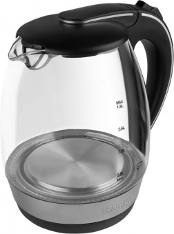 Чайник электрический Scarlett SC-EK27G47 1.8л. 2200Вт черный (корпус: стекло) от магазина РЭССИ
