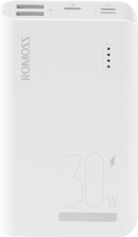 Мобильный аккумулятор Romoss Sense 4S Pro 10000mAh QC 3A белый от магазина РЭССИ