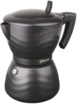Кофеварка гейзерн. Rondell Walzer RDA-432 0.3л алюминий черный от магазина РЭССИ