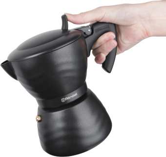 Кофеварка гейзерн. Rondell Walzer RDA-432 0.3л алюминий черный от магазина РЭССИ