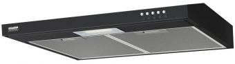 Вытяжка козырьковая Krona Jessica PB 600 slim черный управление: кнопочное (1 мотор) от магазина РЭССИ