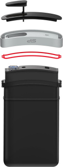 Жесткий диск Silicon Power USB 3.0 2000GB SP020TBPHD65BS3G A65B Armor 1.8" черный от магазина РЭССИ