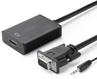 Переходник аудио-видео Premier 5-982-0.15 VGA (m)/HDMI (f)/Jack 3.5 (f) 0.15м. черный от магазина РЭССИ