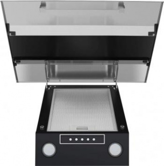 Вытяжка каминная Maunfeld Bridge 60 нержавеющая сталь/черный управление: кнопочное (1 мотор) от магазина РЭССИ