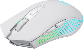 Мышь Defender Pandora GM-502 белый оптическая 3200dpi silent беспров. USB 6but (52502) от магазина РЭССИ