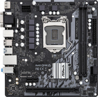 Материнская плата Asrock H510M-HVS R2.0 Soc-1200 Intel H510 2xDDR4 mATX AC`97 8ch(7.1) GbLAN+VGA+HDMI от магазина РЭССИ