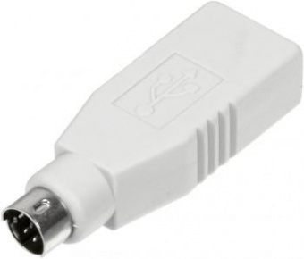 Переходник Ningbo MD6M USB013A PS/2 (m) USB A(f) серый от магазина РЭССИ