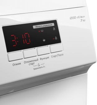 Стиральная машина Maunfeld MFWM127WH класс: A+++ загр.вертикальная макс.:6.5кг белый от магазина РЭССИ