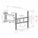 Картинка Кронштейн для телевизора Arm Media LCD-415 черный 24"-55" макс.35кг настенный поворотно-выдвижной и наклонный от магазина РЭССИ Кронштейн для телевизора Arm Media LCD-415 черный 24"-55" макс.35кг настенный поворотно-выдвижной и наклонный от магазина РЭССИ