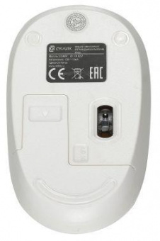 Мышь Оклик 505MW белый оптическая (1000dpi) беспроводная USB для ноутбука (3but) от магазина РЭССИ