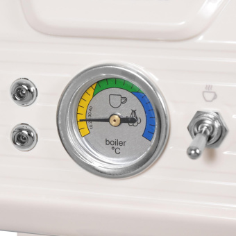 Кофеварка рожковая Hyundai HEM-5300 850Вт бежевый/серебристый от магазина РЭССИ