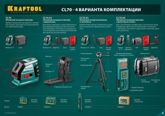 Нивелир лазерн. Kraftool 34660-3 цв.луч. красный 2луч. от магазина РЭССИ