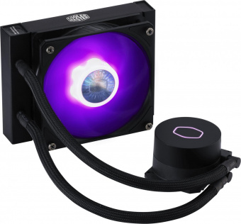 Система водяного охлаждения Cooler Master ML120L V2 RGB Soc-AM4/1151/1200/2066 4-pin 8-27dB Al 180W 1238gr LED Ret от магазина РЭССИ