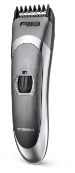Машинка для стрижки Starwind SBC1800 темно-серый/серебристый 5.5Вт (насадок в компл:1шт) от магазина РЭССИ