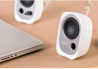 Колонки Edifier R12U 2.0 белый 4Вт портативные от магазина РЭССИ