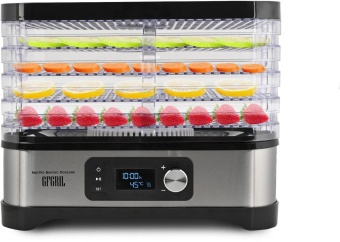 Сушка для фруктов и овощей GFGril GFD-001 6под. 500Вт серебристый от магазина РЭССИ