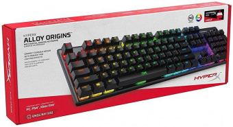 Клавиатура HyperX Alloy Origins Full механическая черный USB for gamer LED (4P4F6AA#ABA) от магазина РЭССИ
