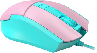 Мышь A4Tech Bloody L65 Max розовый/голубой оптическая (12000dpi) USB (6but) от магазина РЭССИ