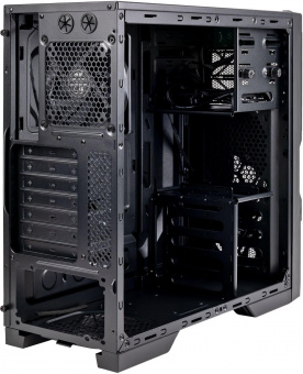 Корпус Hiper Combat черный без БП ATX 3x120mm 1xUSB2.0 1xUSB3.0 audio bott PSU от магазина РЭССИ