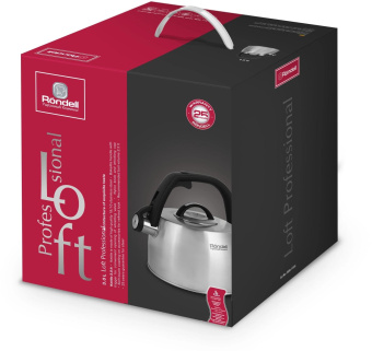 Чайник металлический Rondell Loft Professional RDS-1506 3л. стальной от магазина РЭССИ