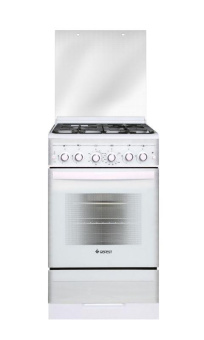 Плита Газовая Gefest ПГ 5300-02 0040 белый реш.чугун от магазина РЭССИ