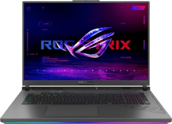 Ноутбук Asus ROG Strix G18 G814JV-N5080 Core i7 13650HX 16Gb SSD1Tb NVIDIA GeForce RTX4060 8Gb 18" IPS WUXGA (1920x1200) noOS grey WiFi BT Cam (90NR0CM1-M004Z0) от магазина РЭССИ