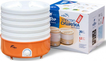 Сушка для фруктов и овощей Ротор СШ-002-12 5под. 520Вт белый от магазина РЭССИ