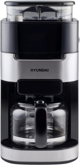 Кофеварка капельная Hyundai HYD-1216 1050Вт черный/серебристый от магазина РЭССИ