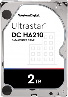 Жесткий диск WD SATA-III 2TB 1W10002/1W10025 HUS722T2TALA604 Ultrastar DC HA210 512N (7200rpm) 128Mb 3.5" от магазина РЭССИ
