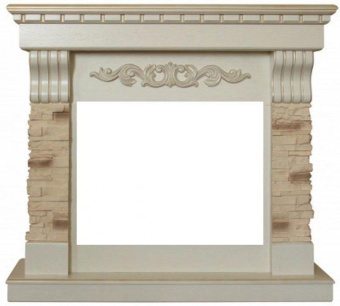 Портал напольный Realflame Marseille Luxe 24 белый от магазина РЭССИ