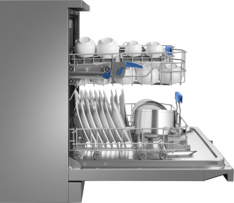 Посудомоечная машина Weissgauff DW 6138 Touch Inverter Autoopen серебристый (полноразмерная) инвертер от магазина РЭССИ