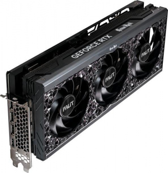 Видеокарта Palit PCI-E 4.0 RTX4070Ti GAMEROCK PREMIUM NVIDIA GeForce RTX 4070TI 12288Mb 192 GDDR6X 2310/21000 HDMIx1 DPx3 HDCP Ret от магазина РЭССИ