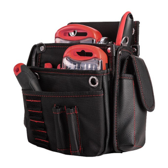 Поясная сумка монтажника электрика для инструмента DELI dl5865 с ремнем 250x250x110 мм 111147 от магазина РЭССИ
