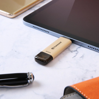 Флеш Диск Transcend 512Gb Jetflash 930С TS512GJF930C USB3.0 золотистый/черный от магазина РЭССИ