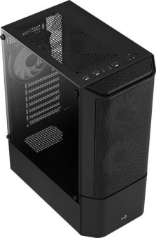 Корпус Aerocool Quantum Mesh-G-BK-v2 черный без БП ATX 3x120mm 2x140mm 1xUSB2.0 2xUSB3.0 audio bott PSU от магазина РЭССИ