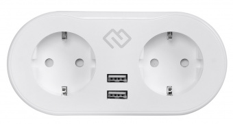 Умная розетка Digma DiPlug 400 EU Wi-Fi белый (TY1932) от магазина РЭССИ