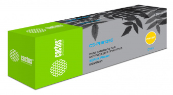 Картридж лазерный Cactus CS-PH6125C 106R01335 голубой (1000стр.) для Xerox Phaser 6125 от магазина РЭССИ