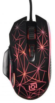 Мышь Оклик 935G STARFALL черный оптическая (3200dpi) USB (8but) от магазина РЭССИ