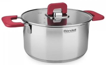 Набор 8 предметов: Кастрюли с/кр 20 см (3,0л), 24 см (5,6л), ковш с/кр 16 см (1,4л), сотейник б/кр 2 от магазина РЭССИ