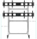Подставка для телевизора Onkron FSPRO2L-22 черный 40"-55" макс.200кг напольный мобильный от магазина РЭССИ