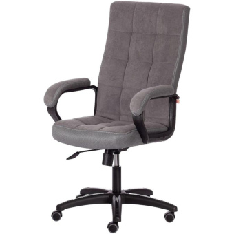 Кресло Tetchair trendy (22) 29/tw-12 флок/ткань серый 19520 от магазина РЭССИ