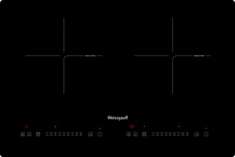 Индукционная варочная поверхность Weissgauff HI 412 H черный от магазина РЭССИ