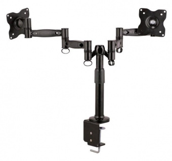 Кронштейн для мониторов ЖК Kromax OFFICE-3 серый 15"-32" макс.12кг настольный поворот и наклон от магазина РЭССИ