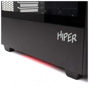 Корпус Hiper PB81 черный без БП ATX 4x120mm 2xUSB2.0 2xUSB3.0 audio bott PSU от магазина РЭССИ