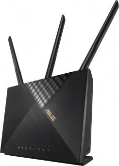 Роутер беспроводной Asus 4G-AX56 AX1800 10/100/1000BASE-TX/4G cat.6 черный от магазина РЭССИ
