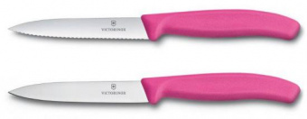 Набор ножей кухон. Victorinox Swiss Classic (6.7796.L5B) компл.:2шт розовый блистер от магазина РЭССИ