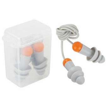 Противошумные многоразовые силиконовые беруши со шнурком Jeta Safety Sonido MAX в чехле JEM31 от магазина РЭССИ