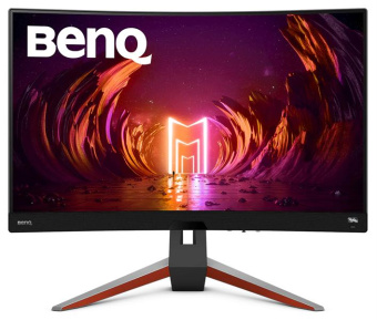 Монитор Benq 27" Mobiuz EX2710R темно-серый VA LED 1ms 16:9 HDMI M/M HAS Piv 300cd 178гр/178гр 2560x1440 165Hz FreeSync Premium Pro DP 2K USB 7.1кг от магазина РЭССИ