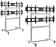 Подставка для телевизора Onkron FSPRO2L-22 черный 40"-55" макс.200кг напольный мобильный от магазина РЭССИ