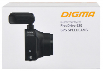 Видеорегистратор Digma FreeDrive 620 GPS Speedcams черный 2Mpix 1080x1920 1080p 150гр. GPS GPCV1167 от магазина РЭССИ